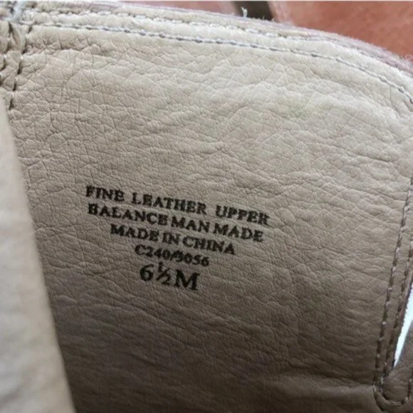 Splendid Pebbled Genuine Leather Ankle Booties size 6.5 Minimalist Preppy - Picture 10 of 12